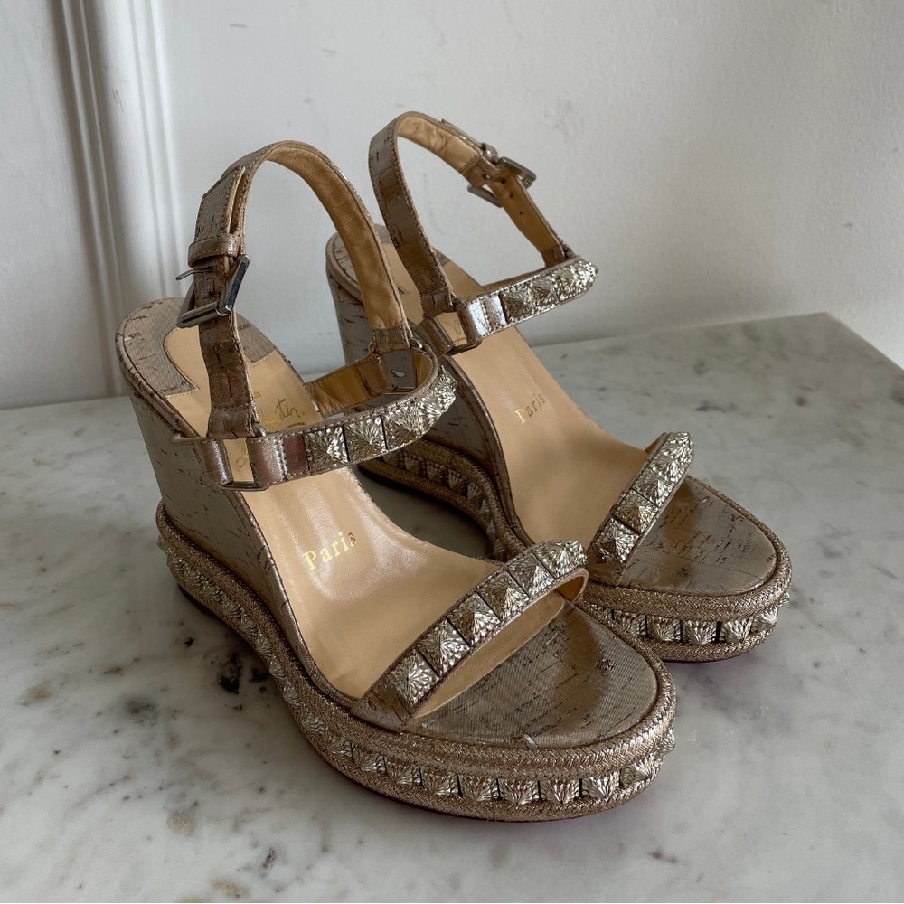 Christian Louboutin Pyraclou Wedges